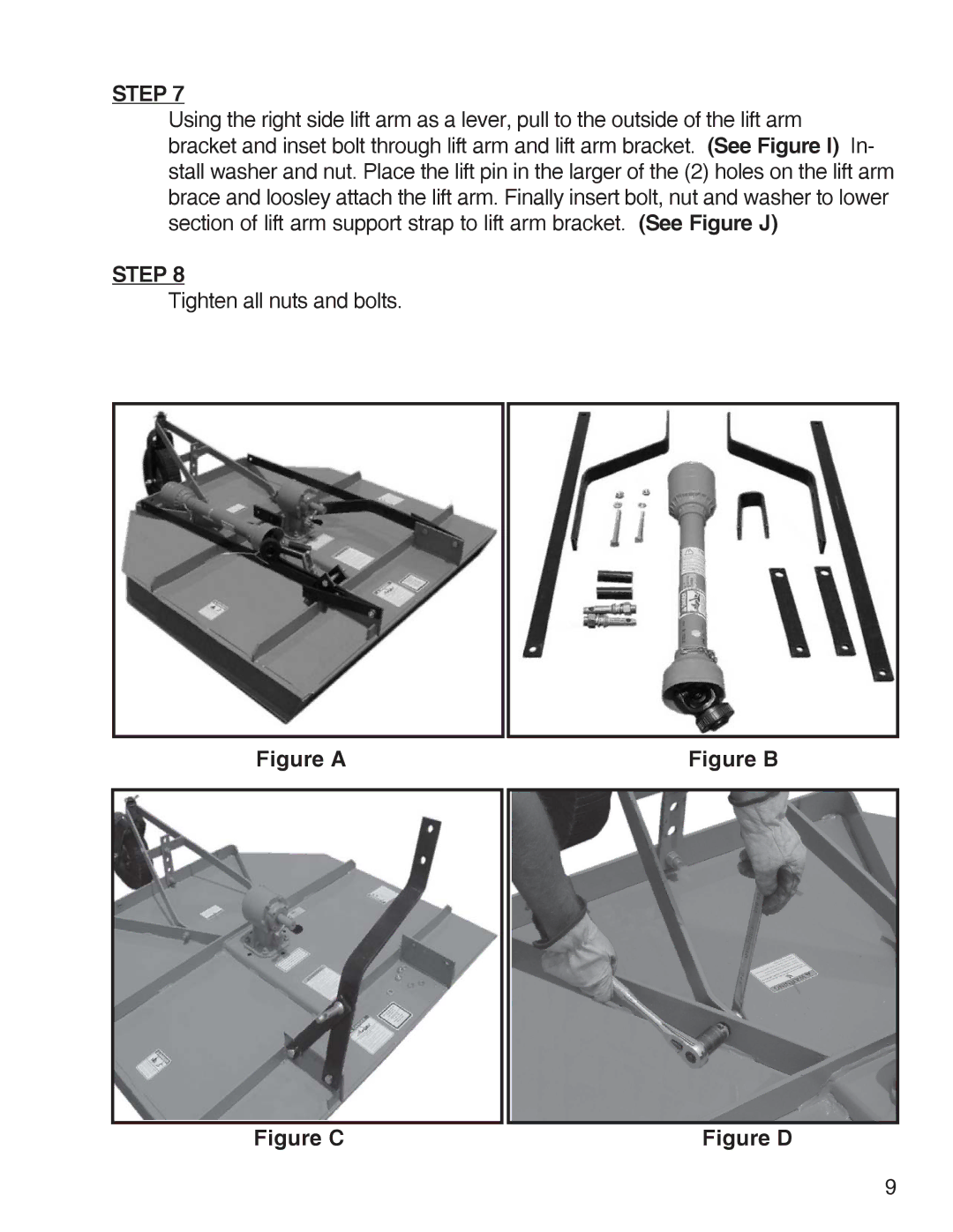 King Kutter Rotary Mower manual Figure a 