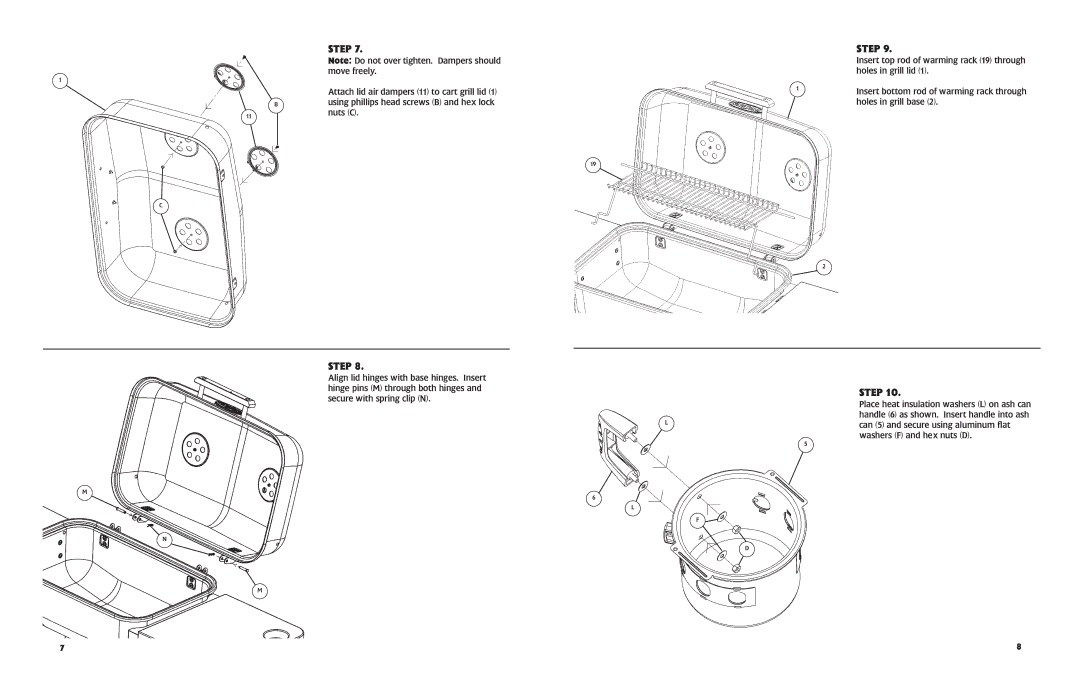 Kingsford 10040406 manual Step 