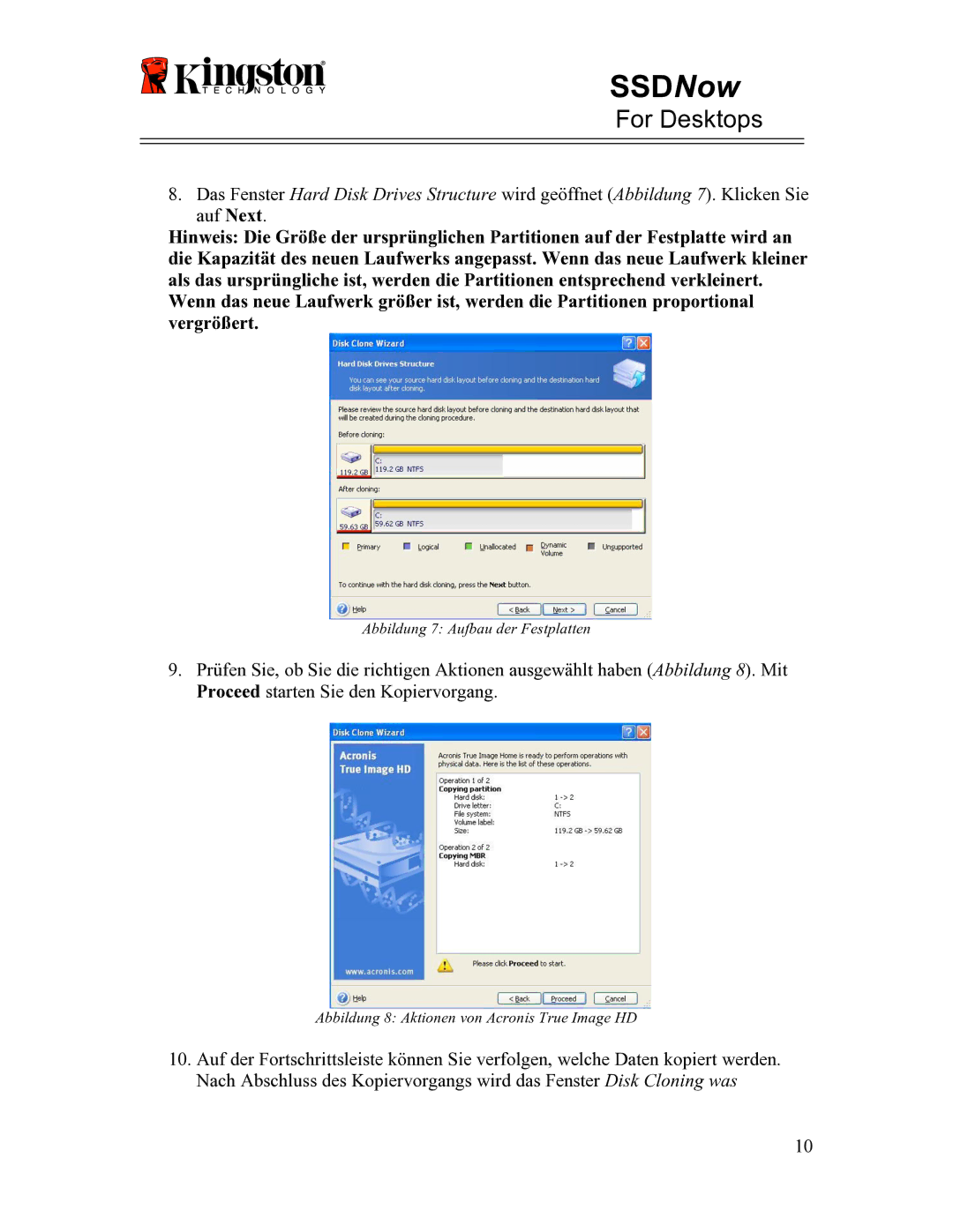 Kingston Technology 07-16-2009 manual Abbildung 7 Aufbau der Festplatten 