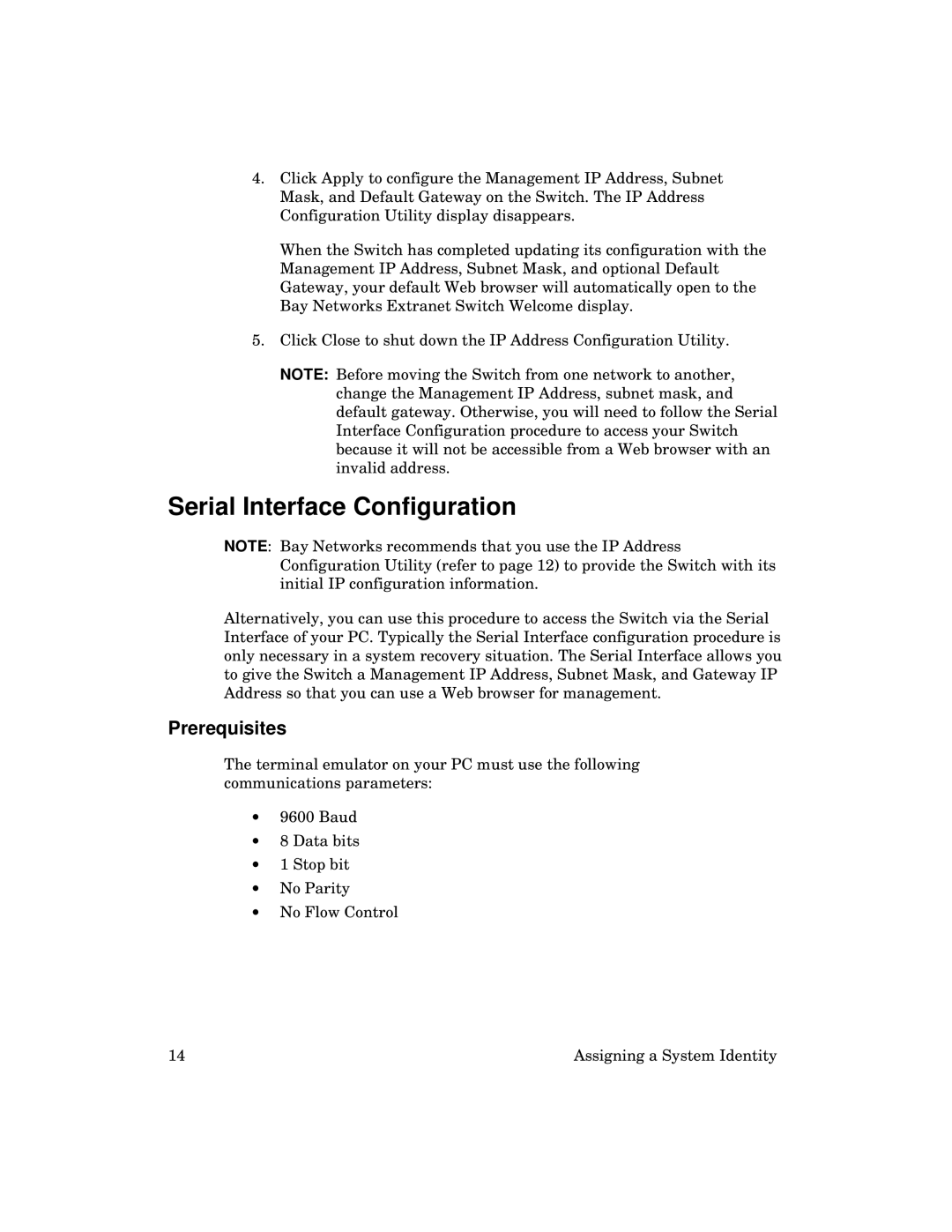 Kingston Technology 2000 manual Serial Interface Configuration, Prerequisites 