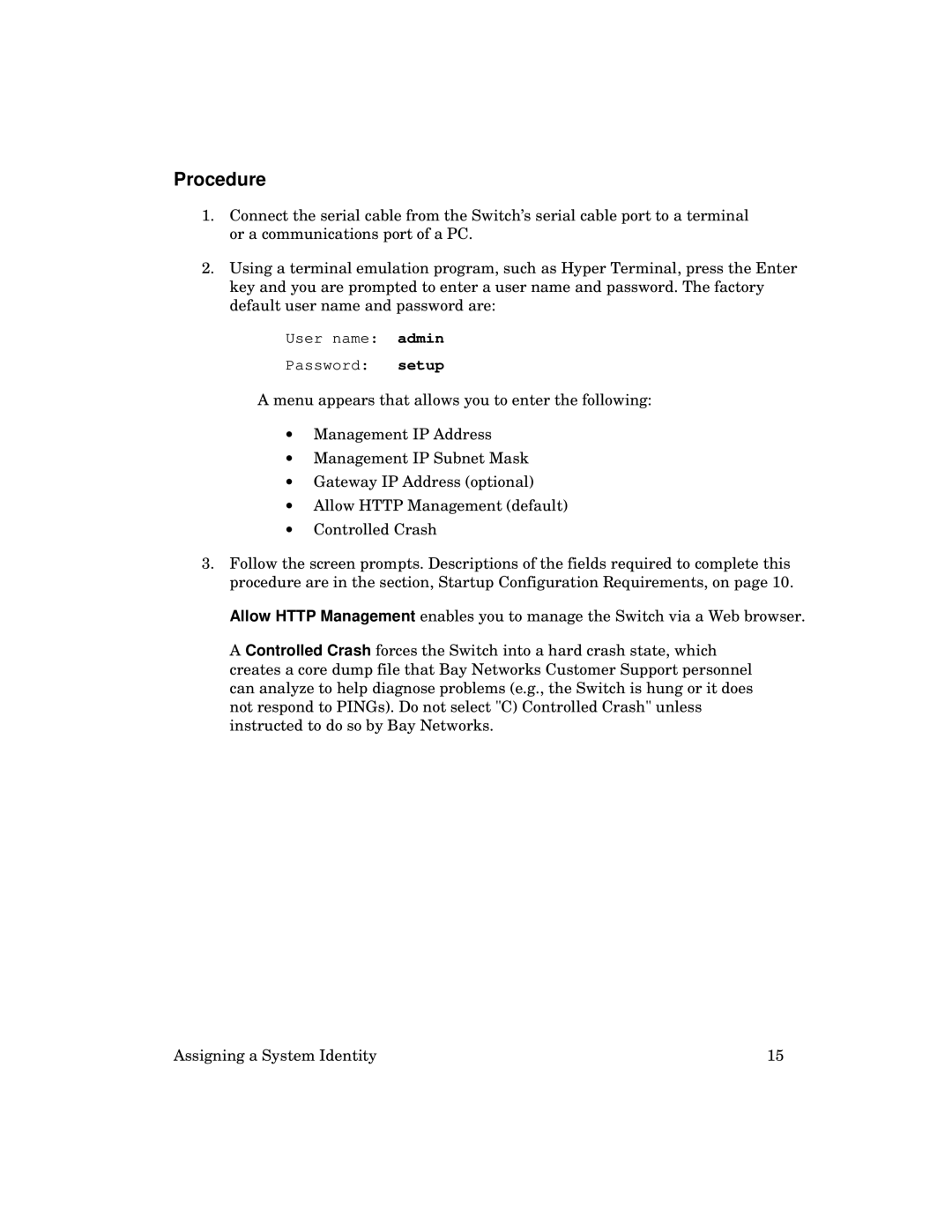 Kingston Technology 2000 manual Procedure 