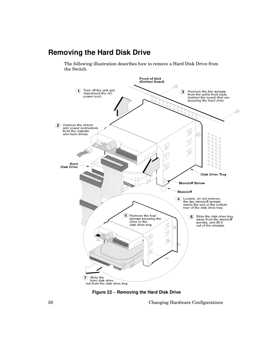 Kingston Technology 2000 manual Removing the Hard Disk Drive 