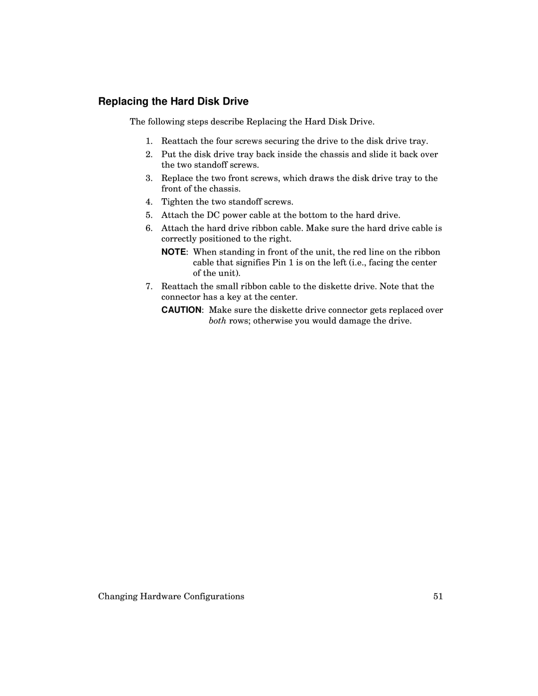 Kingston Technology 2000 manual Replacing the Hard Disk Drive 