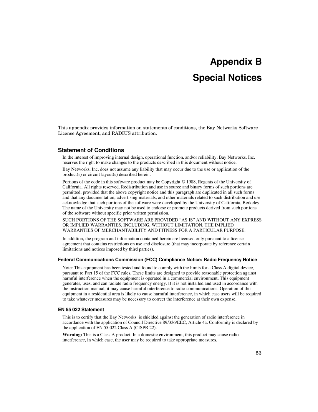 Kingston Technology 2000 manual Appendix B Special Notices, Statement of Conditions 