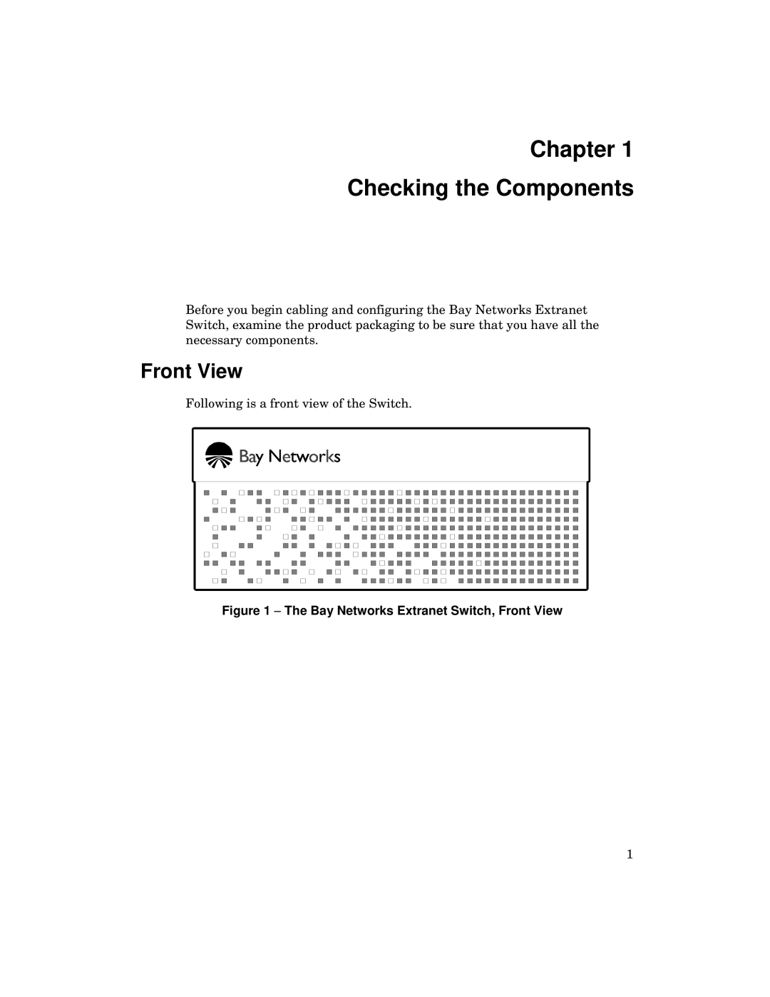 Kingston Technology 2000 manual Chapter Checking the Components, Front View 