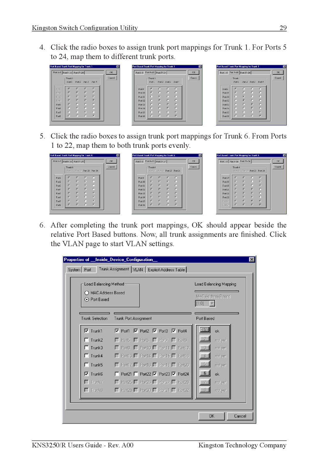 Kingston Technology KNS2450/R, KNS3250/R, KNS1650/R manual Kingston Switch Configuration Utility 