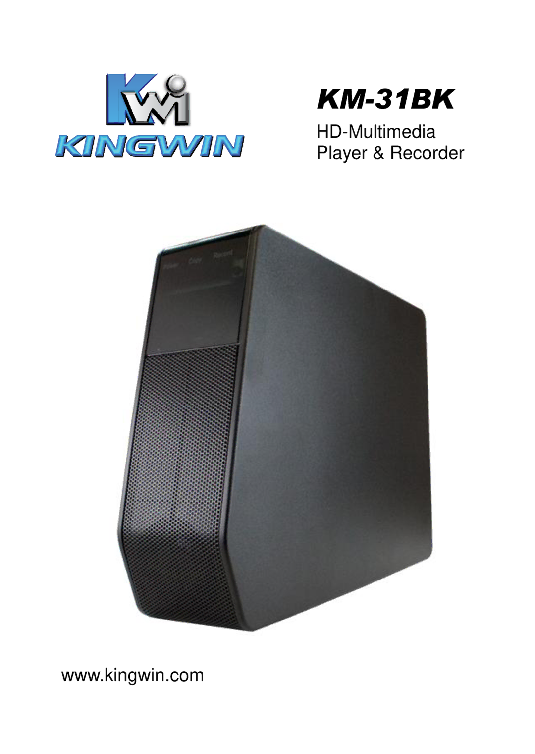 Kingwin KM-31BK manual 