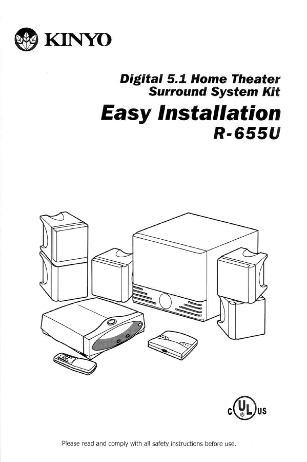 Kinyo R-655U manual 