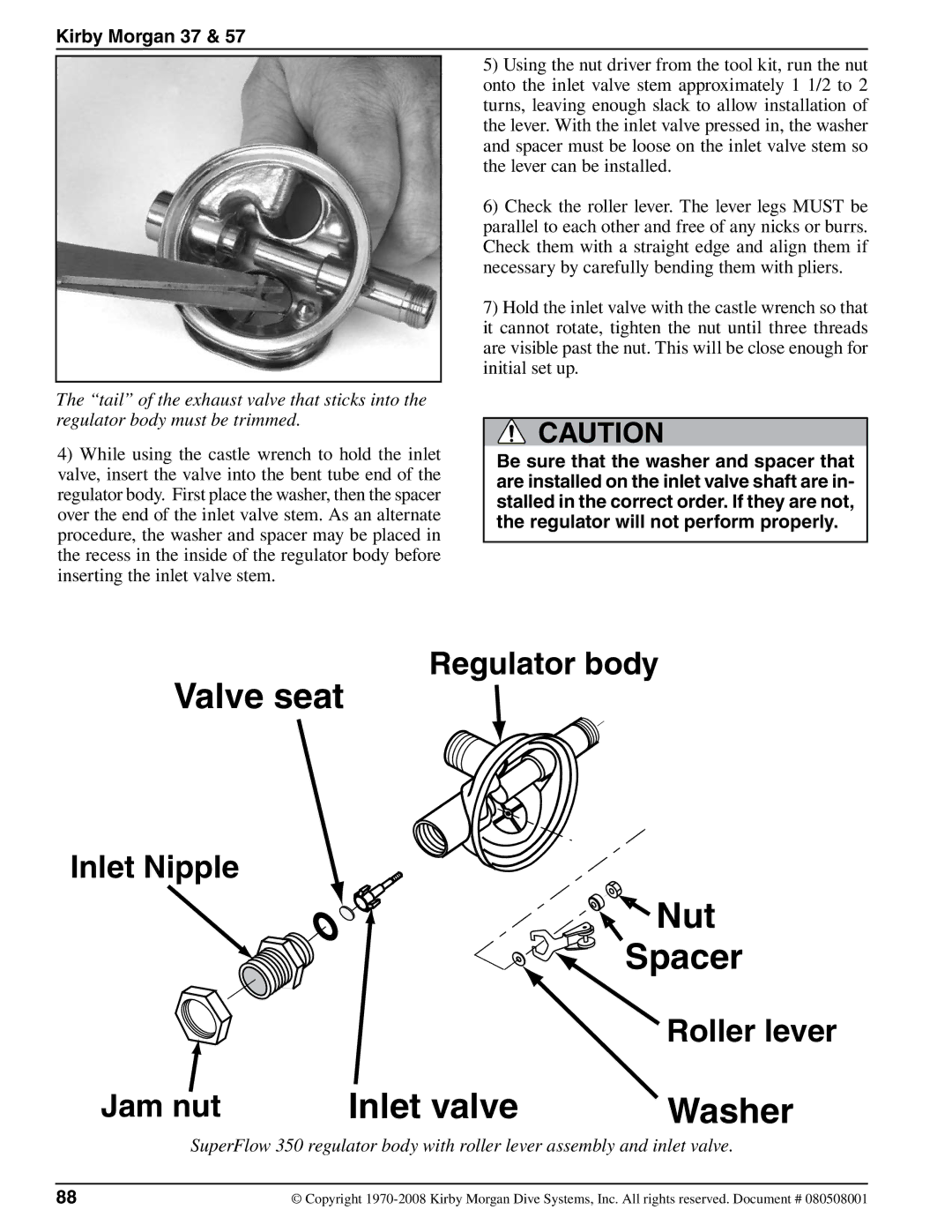 Kirby 37 appendix Valve seat 