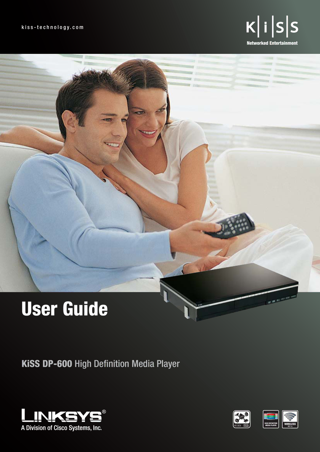 KiSS Networked Entertainment DP-600 manual User Guide 