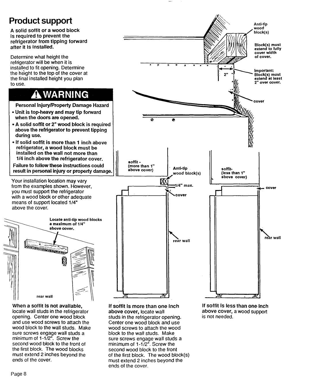KitchenAid 2000491 installation instructions Product support 