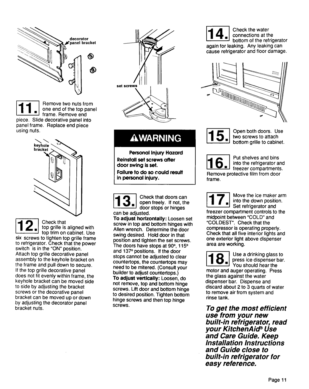 KitchenAid 2000492 manual 