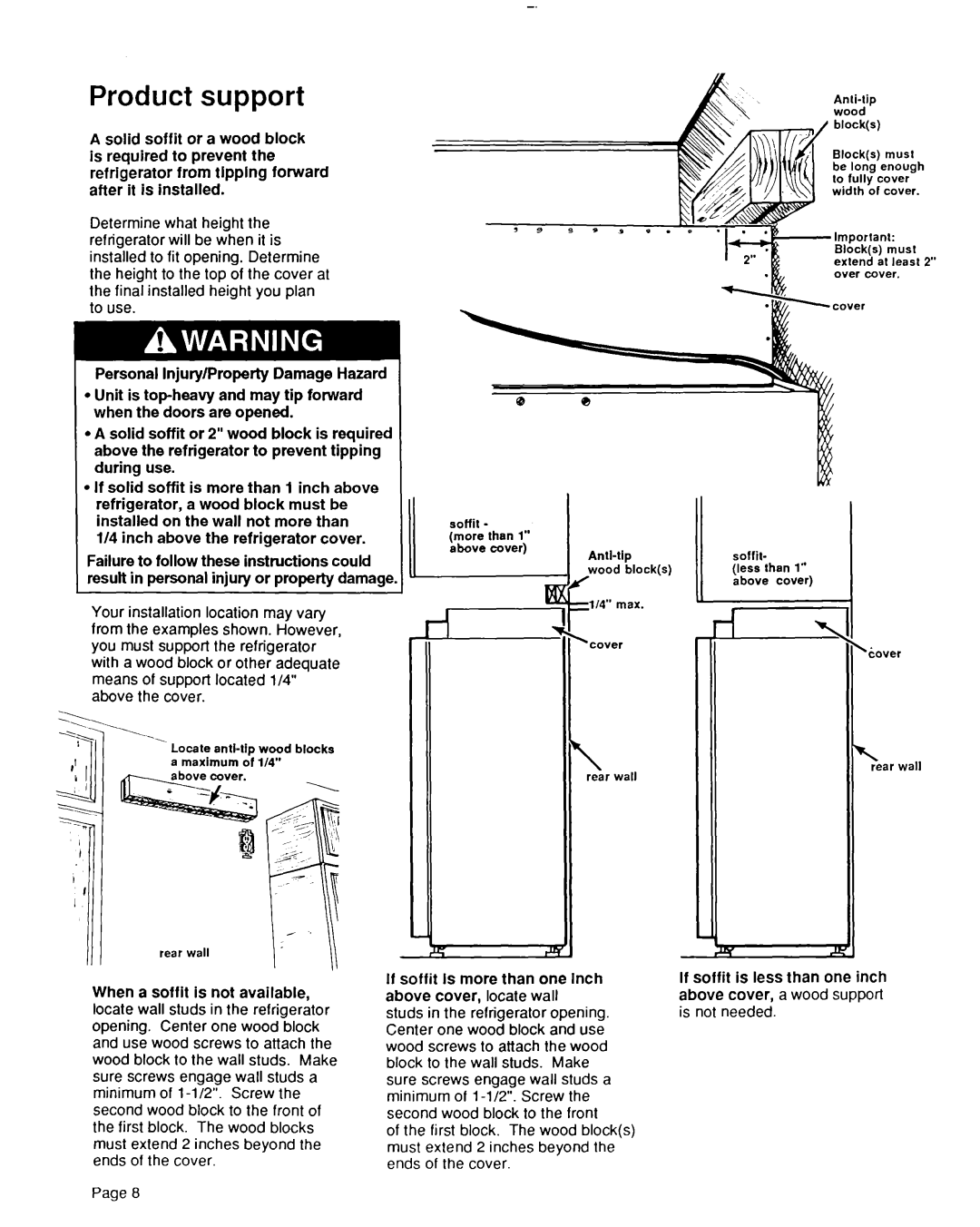 KitchenAid 2000495 installation instructions Product support 