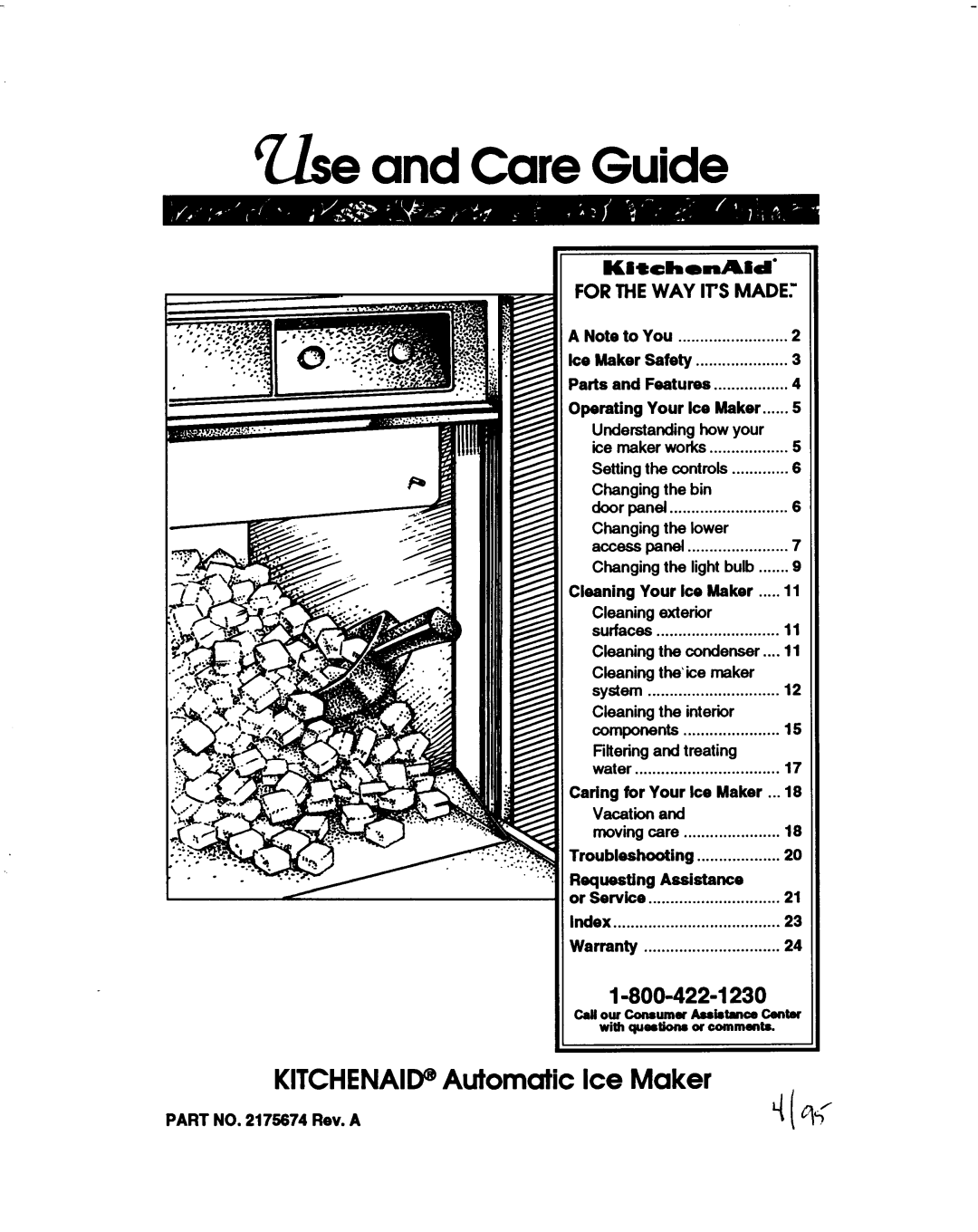 KitchenAid 2175674 manual 