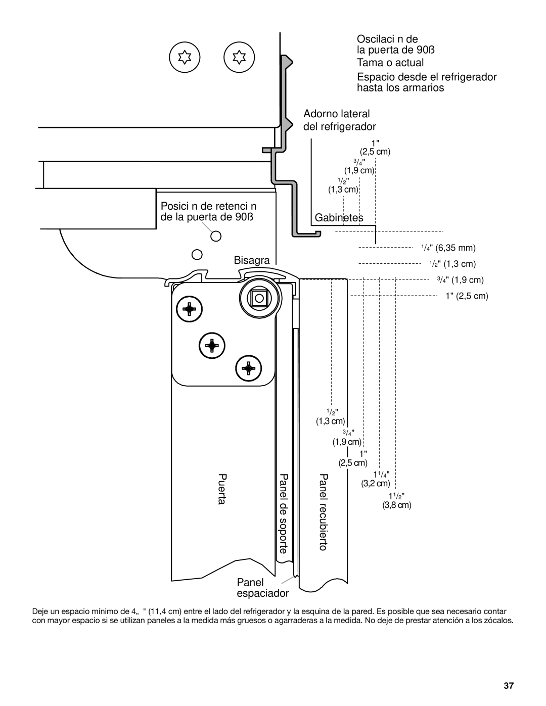 KitchenAid 2320680B manual Panel, Recubierto 