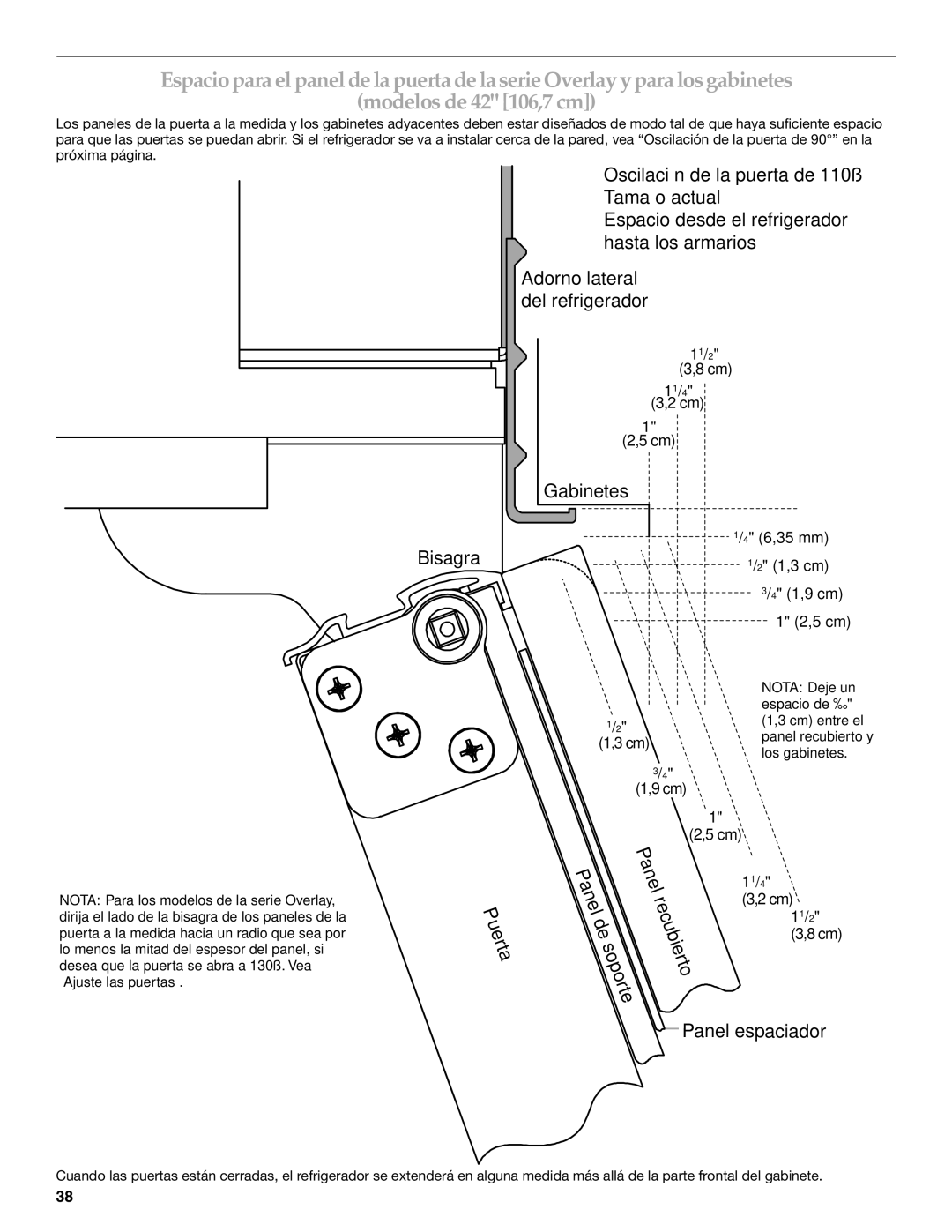 KitchenAid 2320680B manual Puerta 