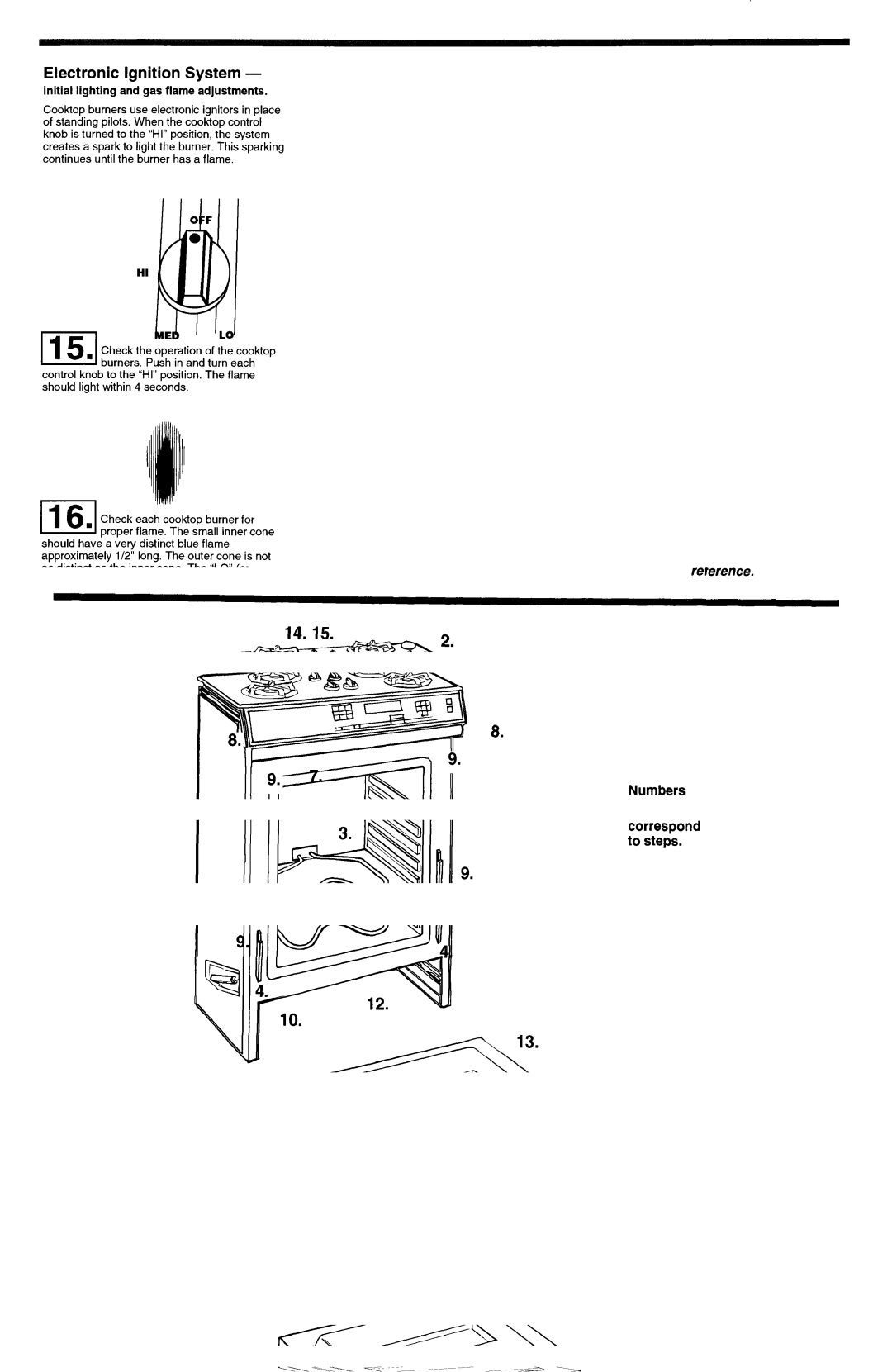 KitchenAid 3186508 installation instructions Gas conversion, Panel E, Initial lighting and gas flame adjustments 