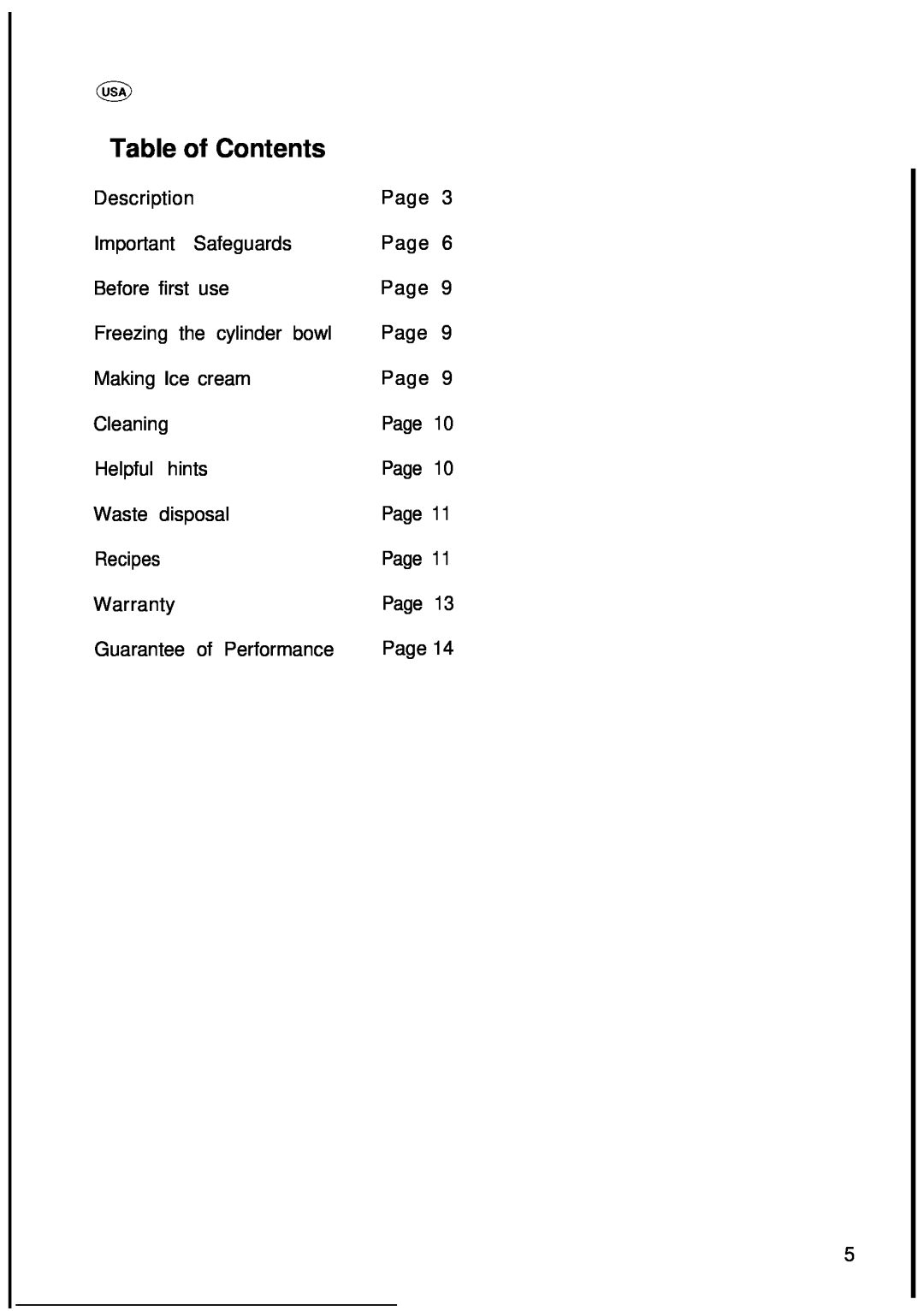 KitchenAid 358 manual Table of Contents 