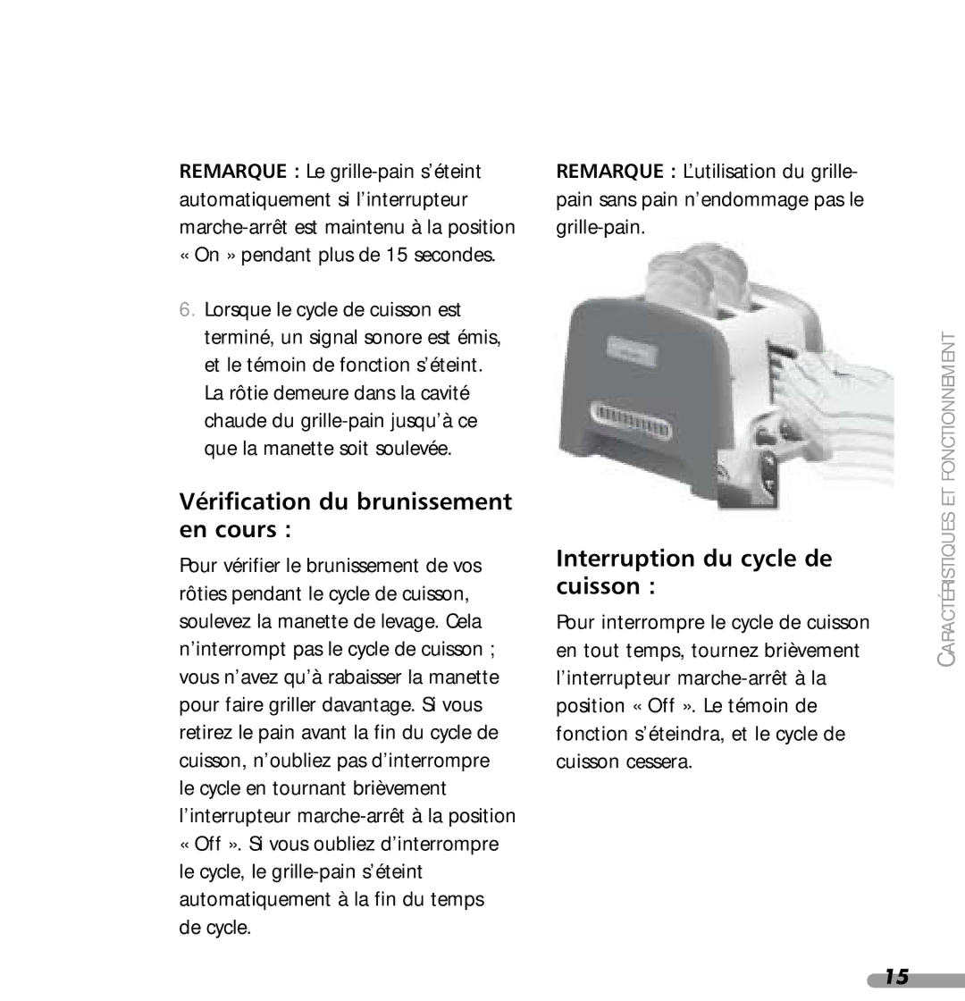 KitchenAid 4KPTT780, 4KPTT890 manual Vérification du brunissement en cours, Interruption du cycle de cuisson 