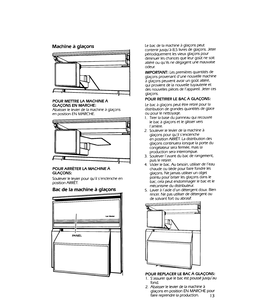 KitchenAid 4KSRF36DT, Freezer manual 