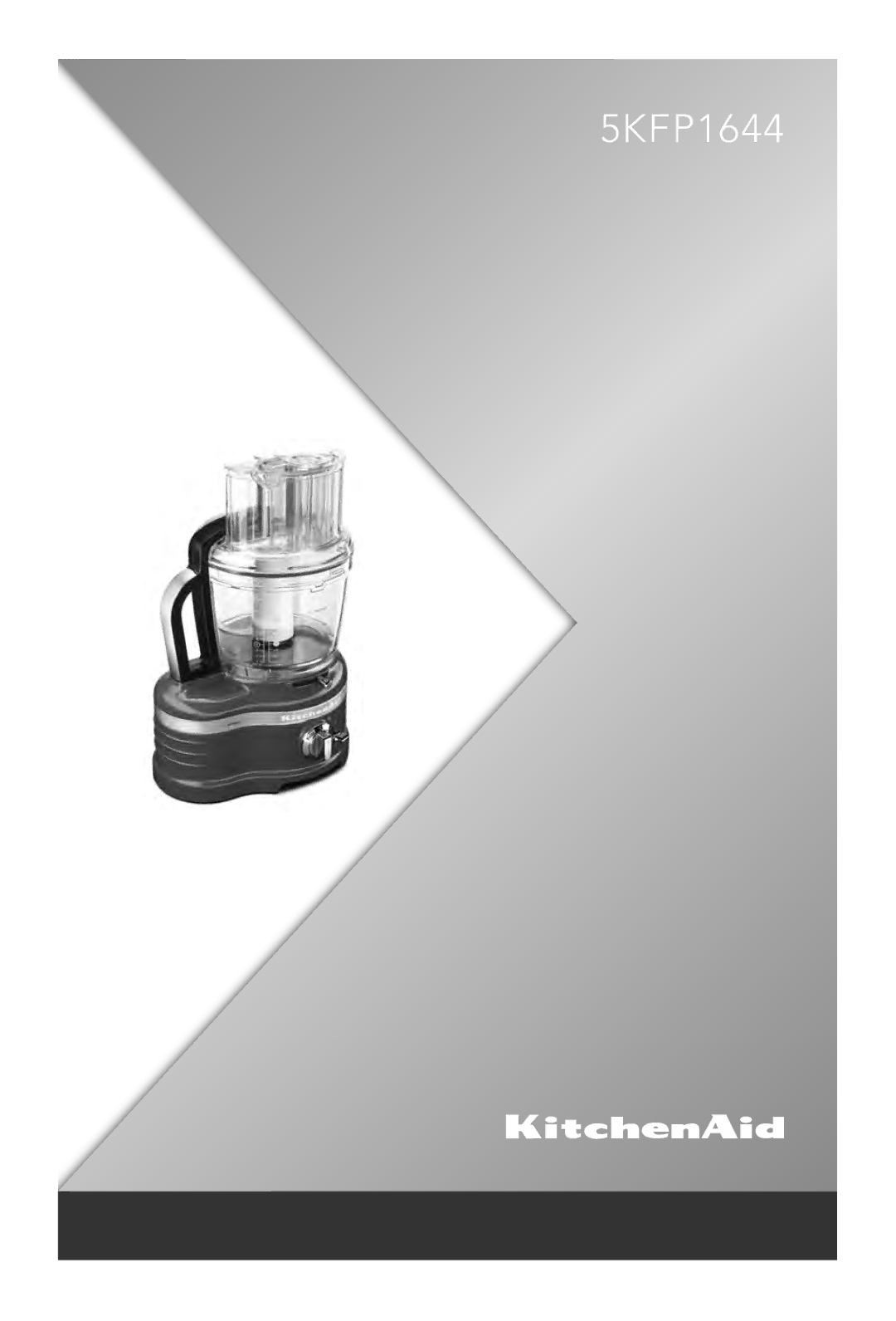 KitchenAid 5KFP1644 manual 