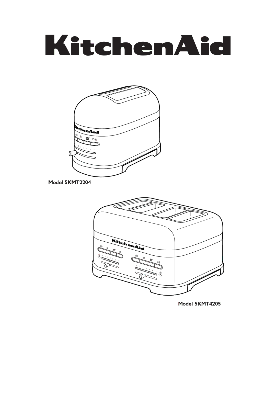 KitchenAid manual Model 5KMT2204 Model 5KMT4205 