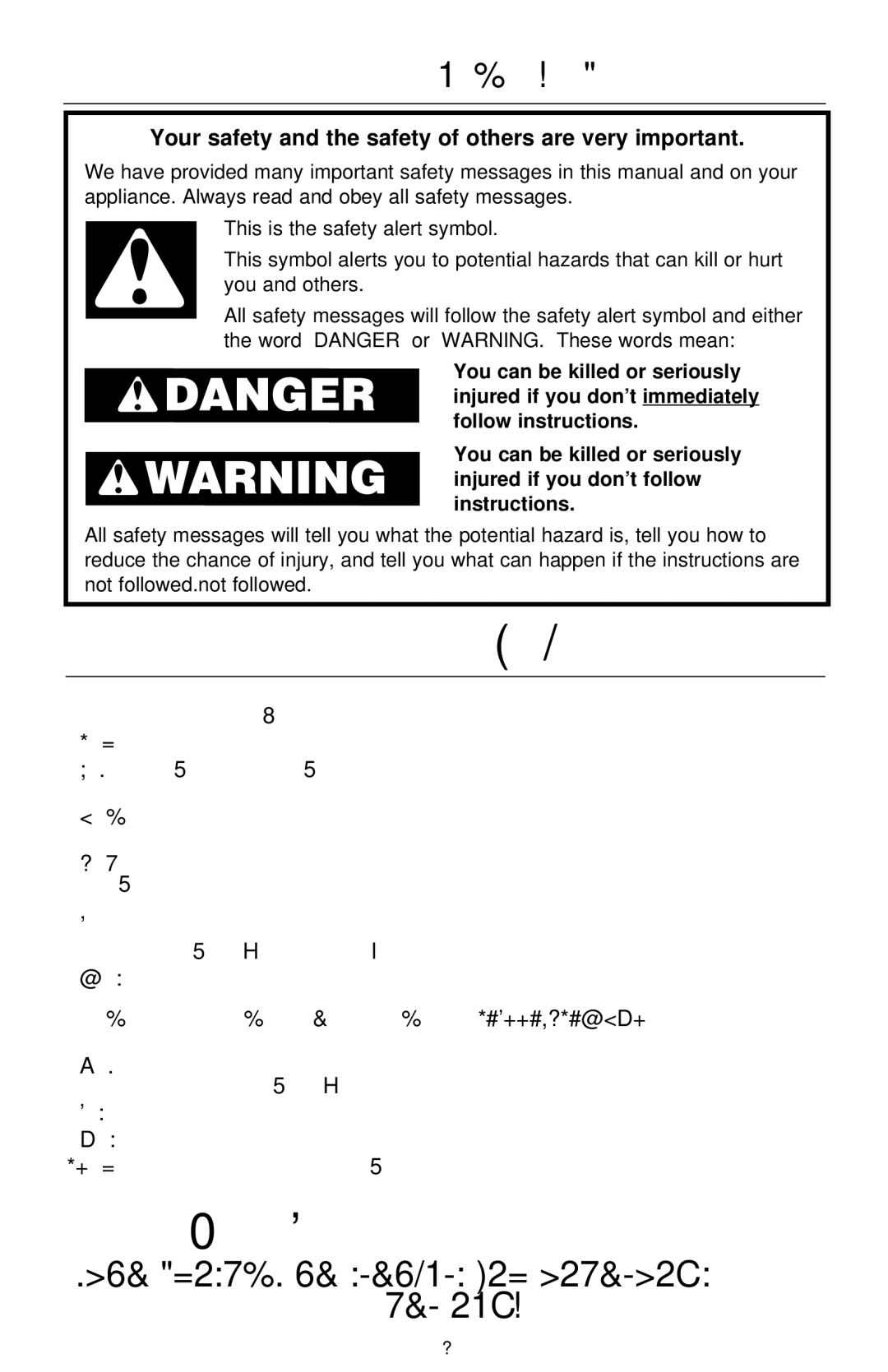 KitchenAid 9706634D manual Stand Mixer Safety, Your safety and the safety of others are very important 