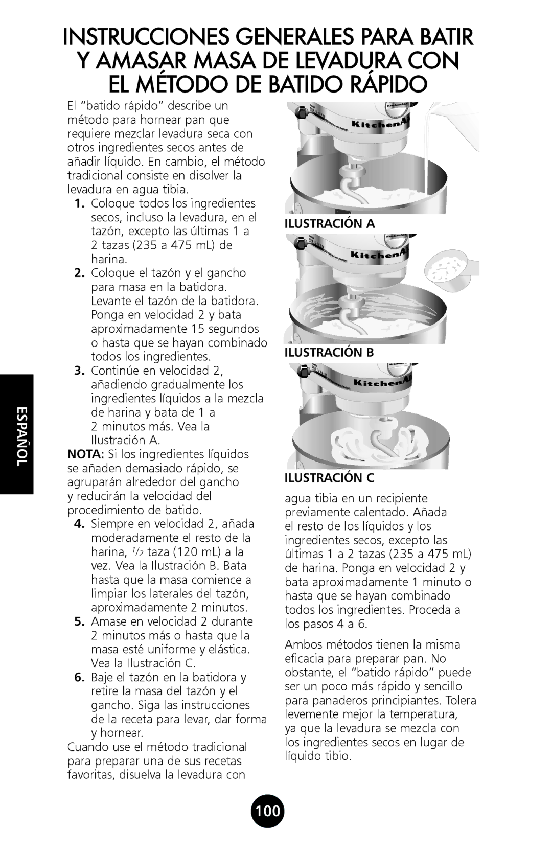 KitchenAid 9709962C manual Ilustración a Ilustración B Ilustración C 