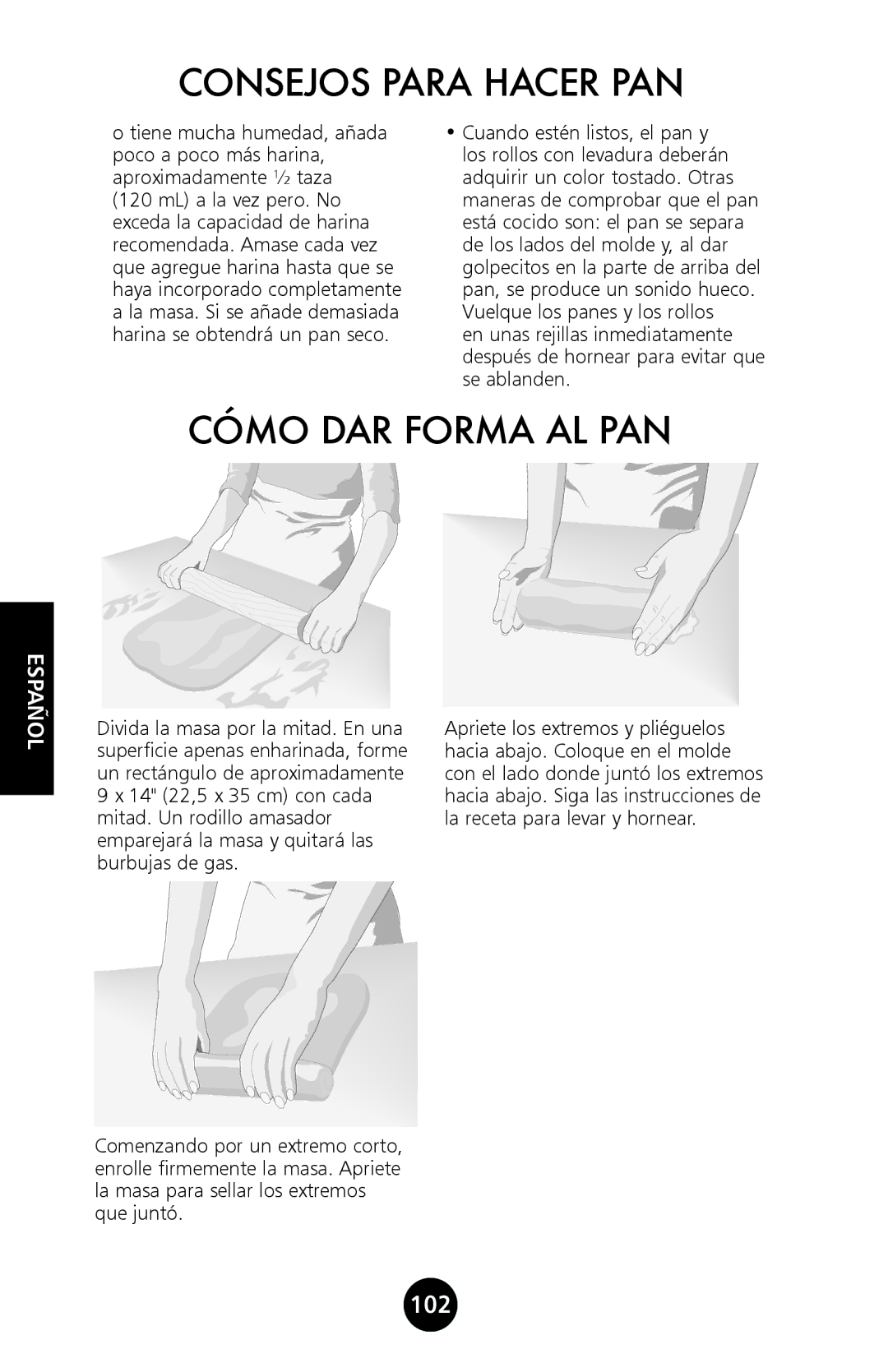 KitchenAid 9709962C manual Cómo DAR Forma AL PAN 