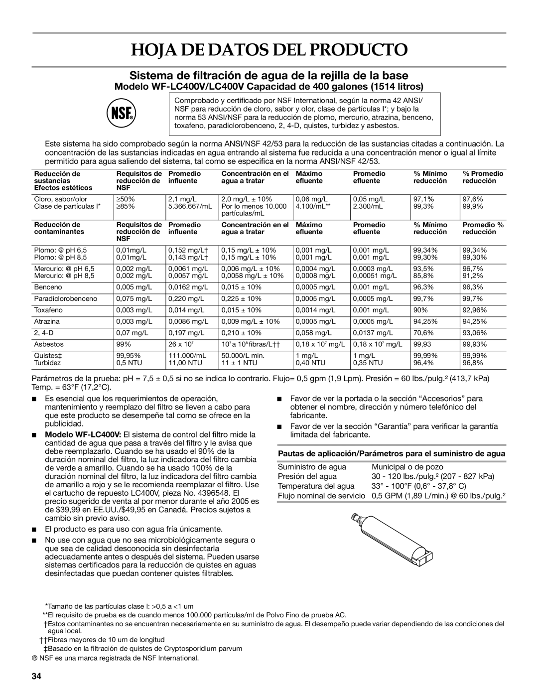 KitchenAid Bottom-Mount Built-In Refrigerator manual Hoja DE Datos DEL Producto 