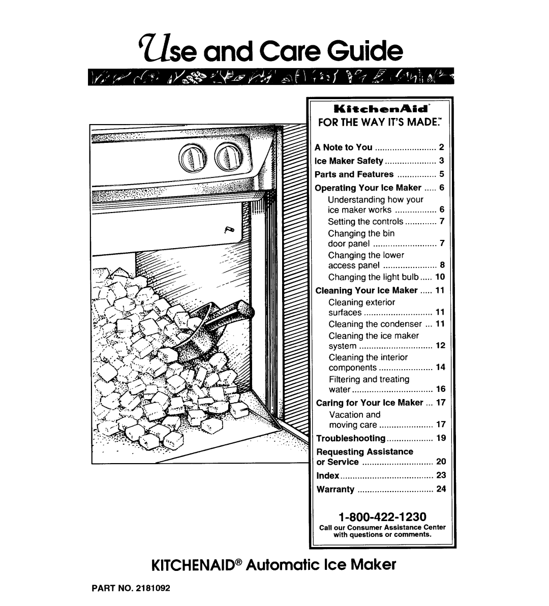 KitchenAid CLP-521 manual 