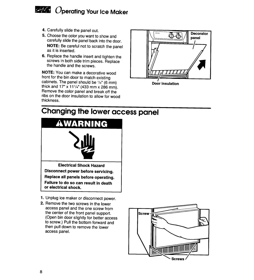 KitchenAid CLP-521 manual 