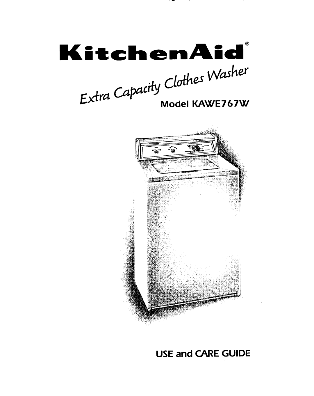 KitchenAid KAWE767W manual 