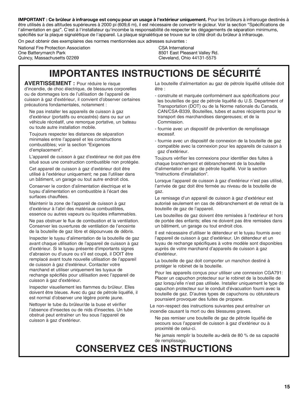 KitchenAid KBEU121T installation instructions Conservez CES Instructions 