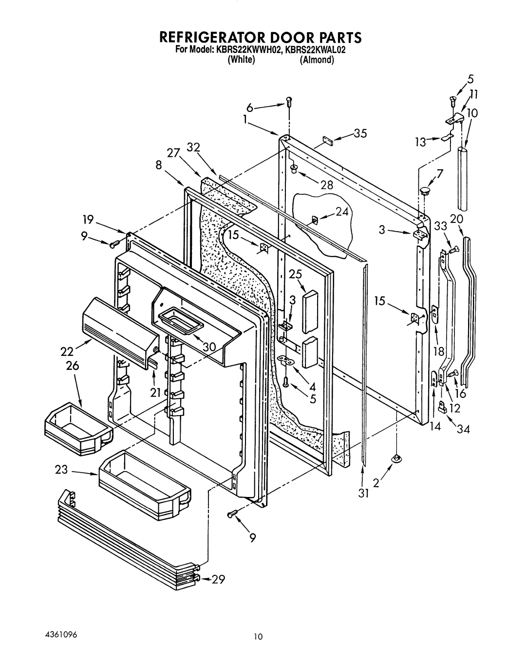 KitchenAid KBRS22KWWH02 manual 