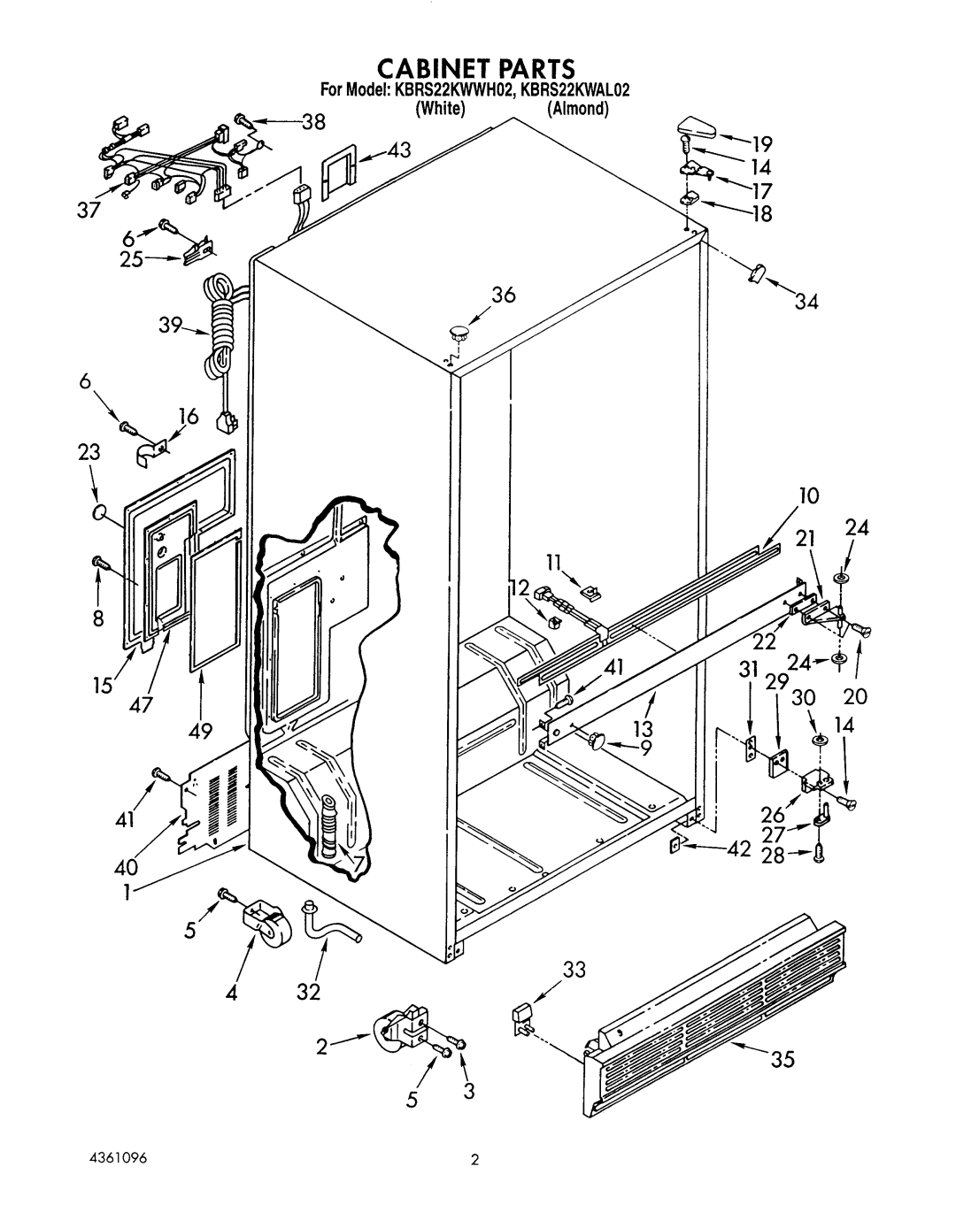 KitchenAid KBRS22KWWH02 manual 