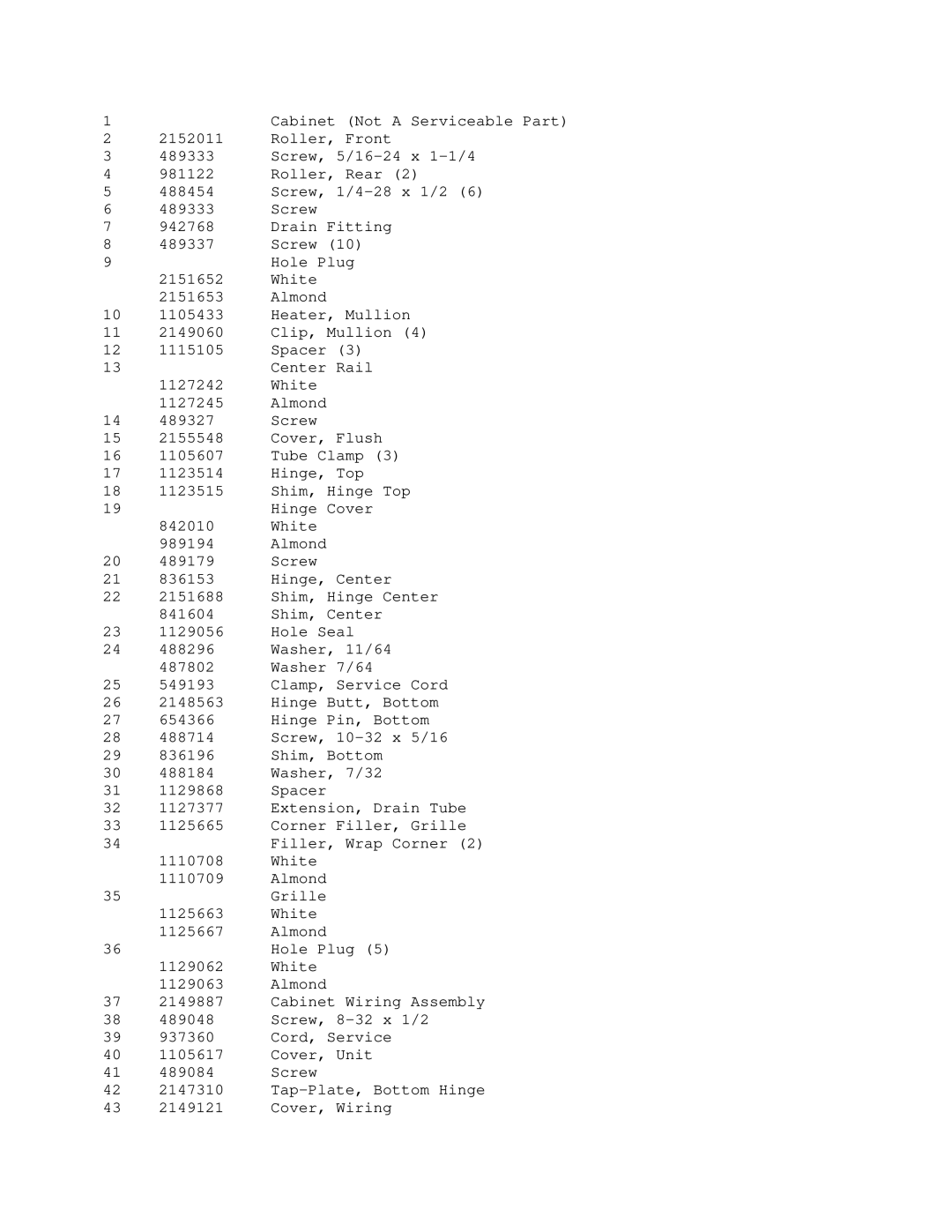 KitchenAid KBRS22KWWH02 manual 