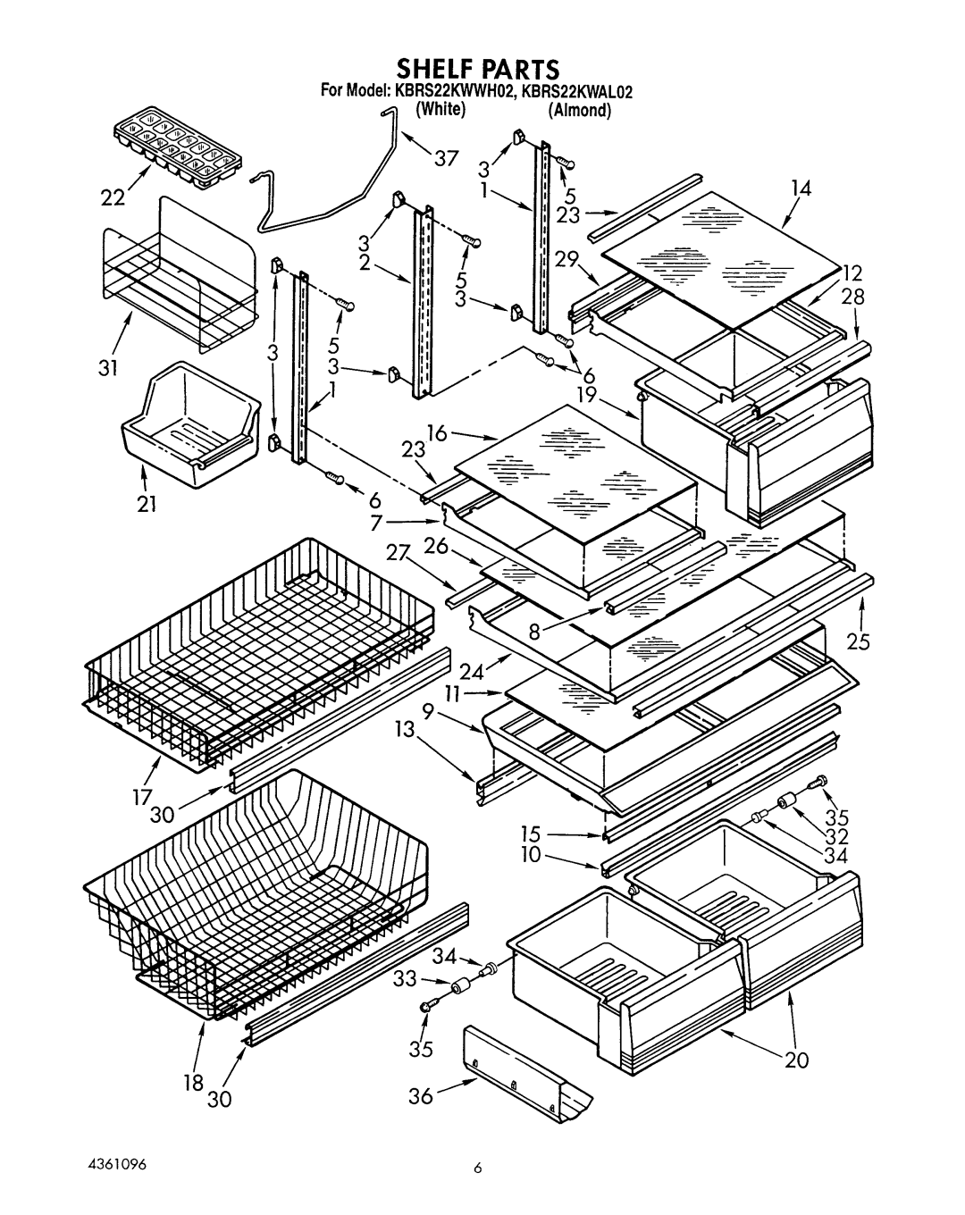 KitchenAid KBRS22KWWH02 manual 