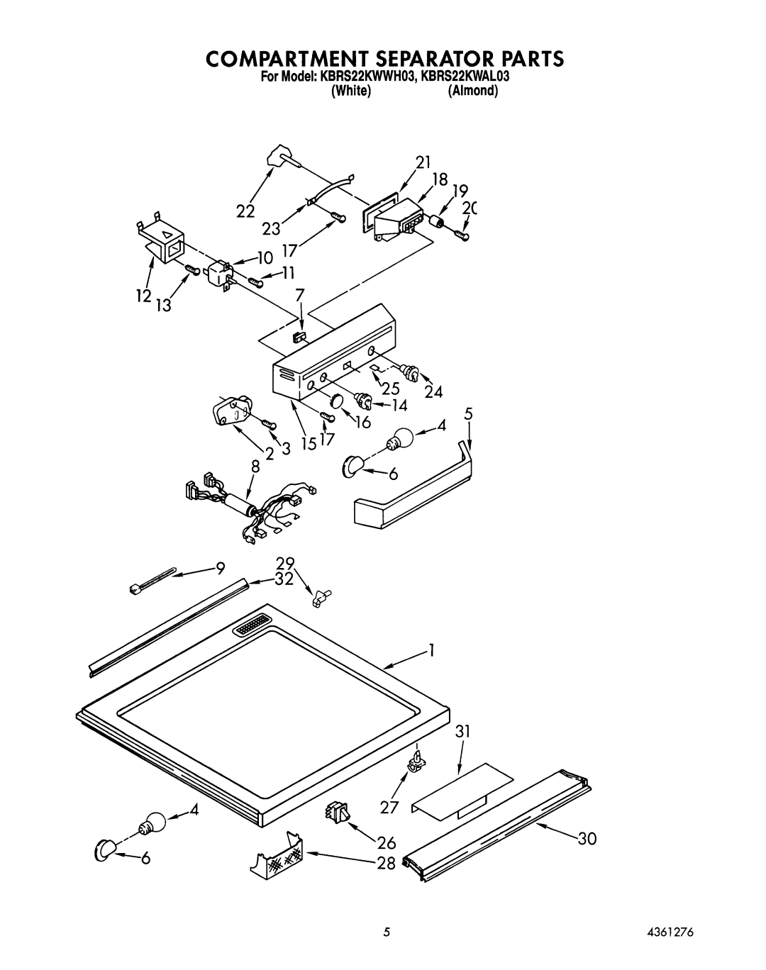 KitchenAid KBRS22KWWH03, kbrs22kwal03 manual 