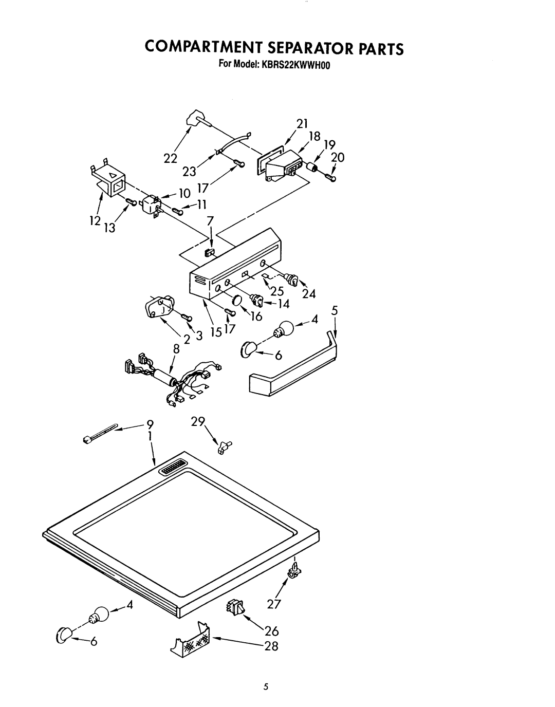 KitchenAid KBRS22KWWHOO manual 