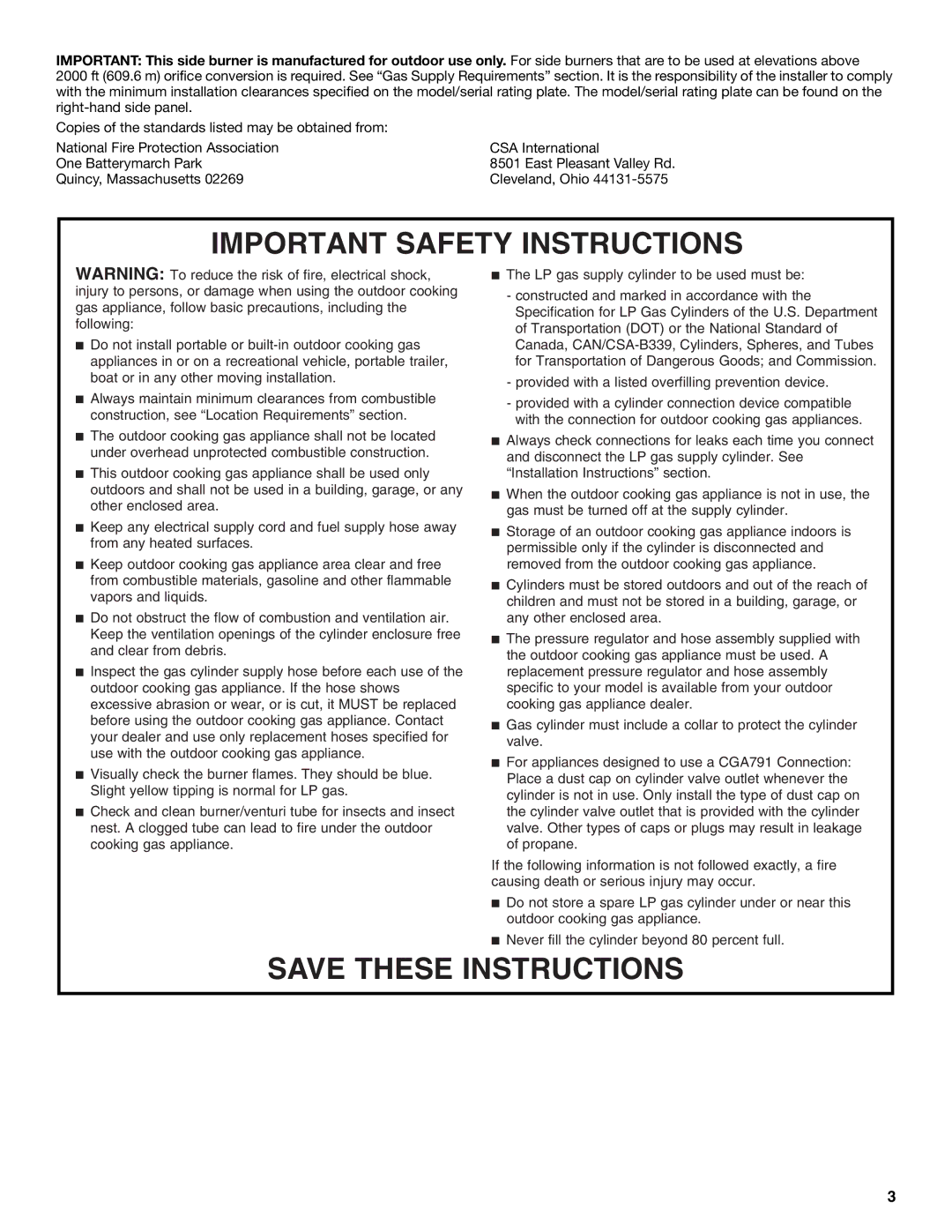 KitchenAid KBZU122TSS, KBZU122VSS, KBZU242VSS, W10176789A installation instructions Important Safety Instructions 