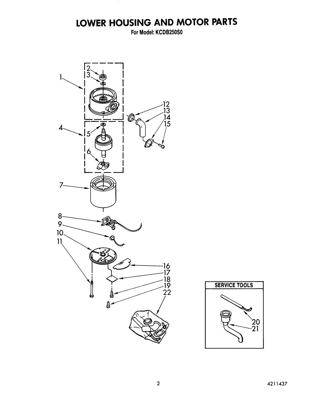 KitchenAid KCDB250S0 manual 