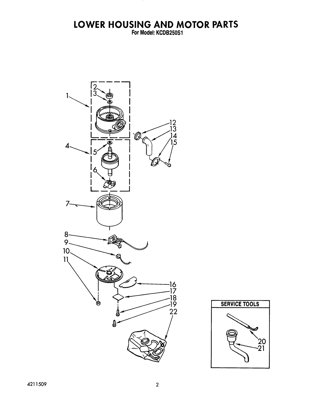 KitchenAid KCDB250S1 manual 