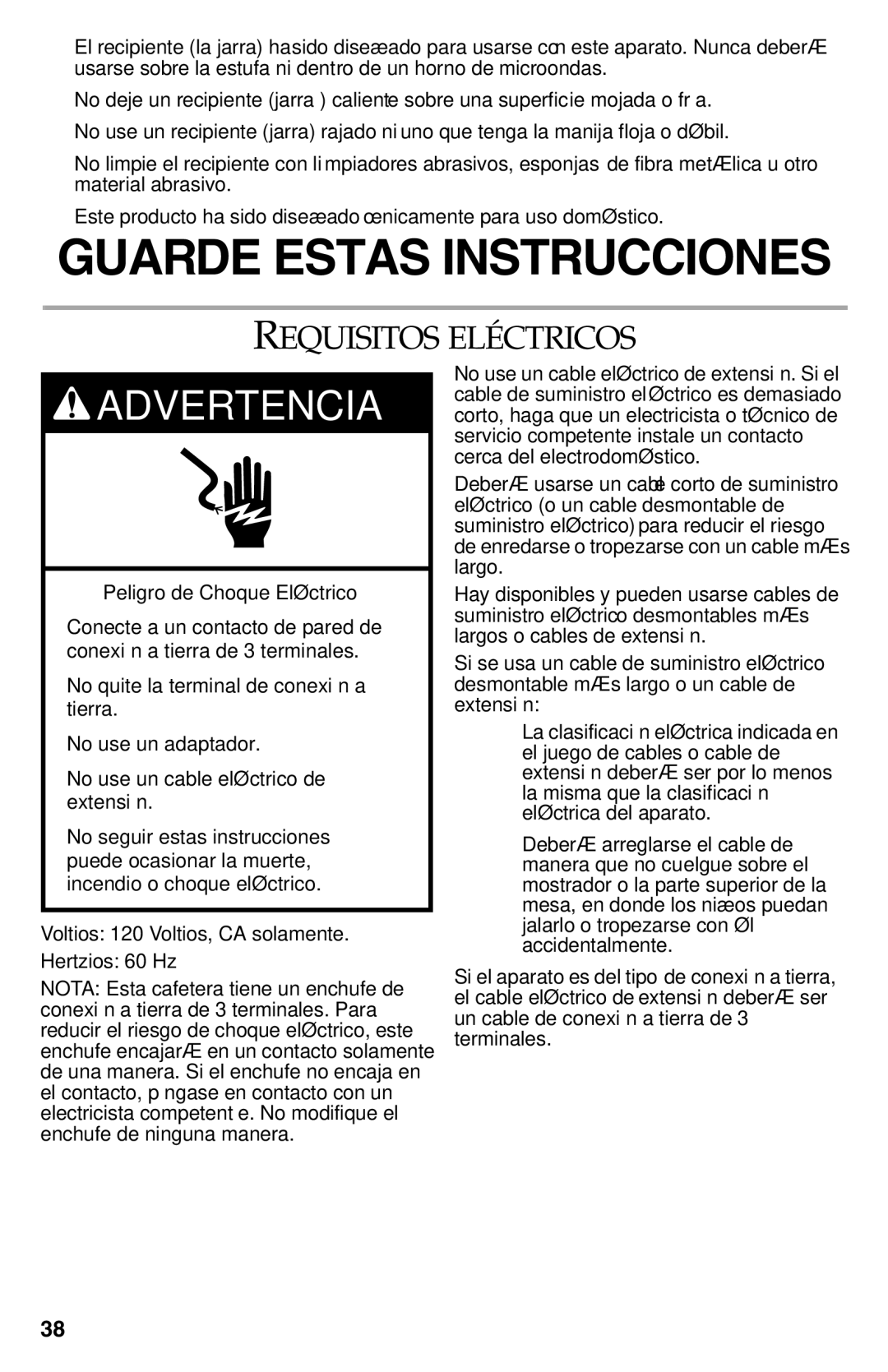 KitchenAid KCM223, KCM222CU manual Guarde Estas Instrucciones, Requisitos Eléctricos 