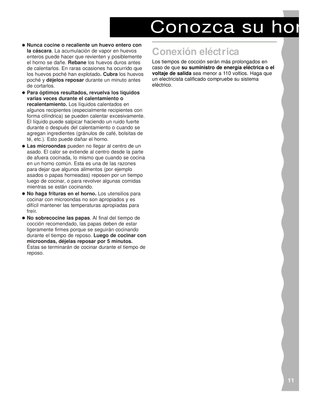 KitchenAid KCMC155JSS, KCMC155JBT, KCMC155JWH installation instructions Conexión eléctrica 