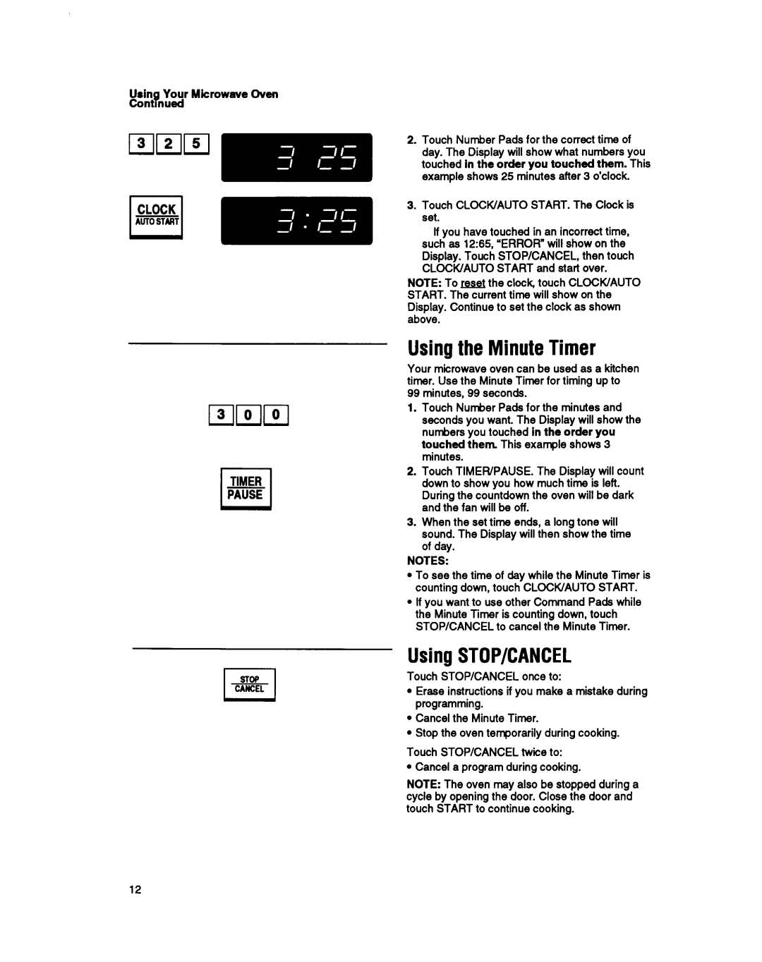 KitchenAid KCMS125Y, KCMS122Y manual 