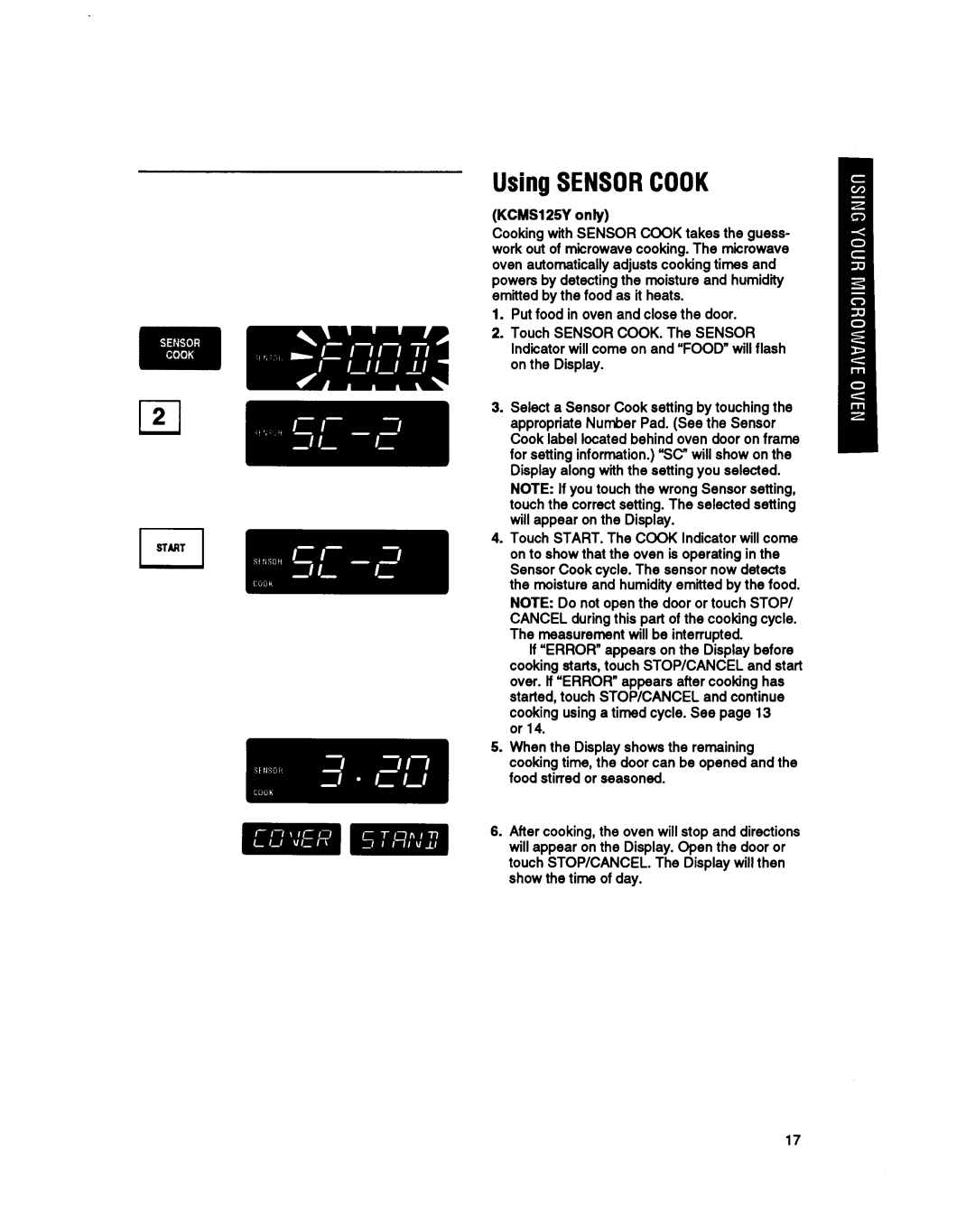 KitchenAid KCMS122Y, KCMS125Y manual 