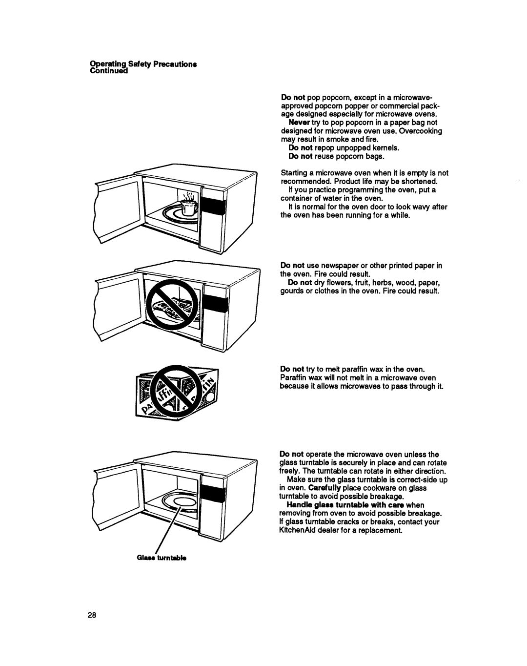 KitchenAid KCMS125Y, KCMS122Y manual 