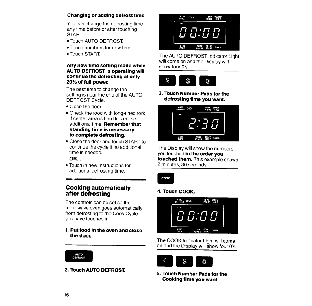 KitchenAid Microwave Oven, KCMS132S, 252 manual 