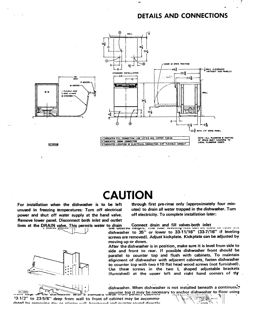 KitchenAid KD-18 installation instructions Details and Connections 